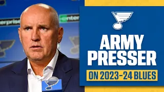 Doug Armstrong ahead of 2023-24 season