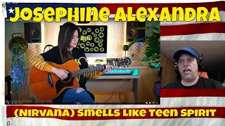 (Nirvana) Smells Like Teen Spirit - Fingerstyle Guitar Cover | Josephine Alexandra - REACTION = WOW