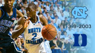 UNC Basketball: North Carolina vs #9 Duke | 3-9-2003 | Full Game