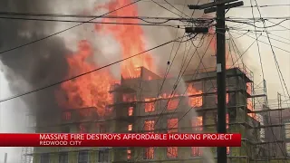 Firefighters investigating what caused Redwood City's 8-alarm inferno