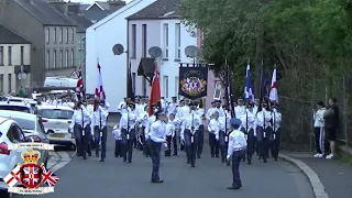 Lambeg Orange & Blue FB @ Skeogh FB Parade 2024