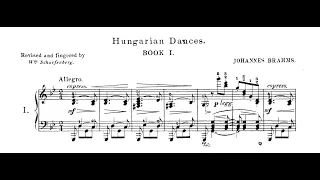 Johannes Brahms - WoO 1, 21 Hungarian Dances (for Solo Piano) (Alvanis)