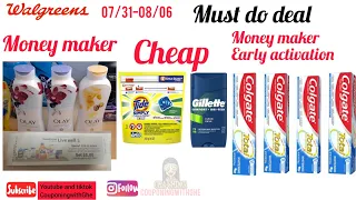 Walgreens Must Do Deal 07/31-08/06|| Cheap olay or possible money maker, new P&G promotion