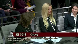 Paris Hilton Testifies in California State Senate With Other Survivors of Troubled Teen Industry