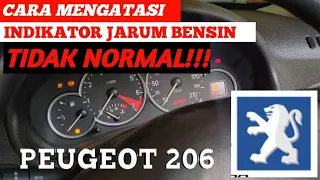 cara mengatasi indikator jarum bensin peugeot 206 tidak normal #peugeot #trending #viral