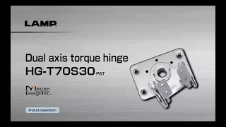 [FEATURE] Learn More About our HG-T70S30 - Dual axis torque hinge - Sugatsune Global