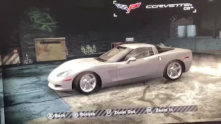 Need for speed most wanted Chevrolet Corvette C6 all body kits