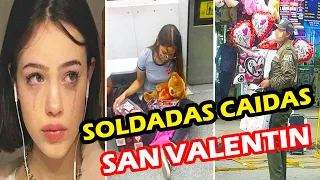 Los Rechazos a Mujeres Mas Graciosos De San Valentín  En Publico ( SOLDADAS CAIDAS )