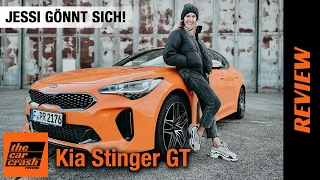 Kia Stinger GT (2021) Jessi gönnt sich das Facelift! 🧡 Fahrbericht | Review | Test | Launch Control