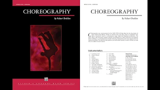 Choreography, by Robert Sheldon – Score & Sound