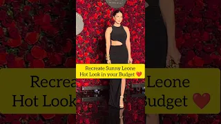 Recreate Sunny Leone Hot Look in your Budget ❤️#shorts