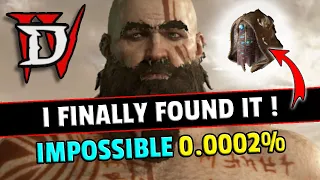 I Found the Rarest DIABLO 4 "Unique item" for druid, what happened next is unbelievable!!