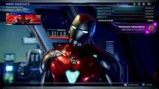 Marvel's Avengers 001 Iron Man Endgame Gameplay Heroic Gauntlet Mega Hive