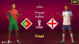 FIFA 23 | PORTUGAL vs. ENGLAND | RONALDO vs. BELLINGHAM | FIFA WORLD CUP FINAL | [4K]