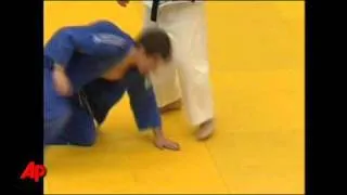 Raw Video: 58-year-old Putin's Black Belt Moves