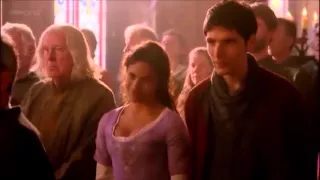 Merlin and Arthur  4x03 "I don't want you to feel that you're alone"scene