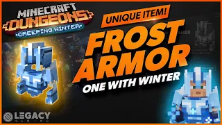 Minecraft Dungeons - FROST ARMOR | Unique Item Guide | Creeping Winter DLC