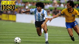 Argentina - Brazil World Cup 1982 | Full highlight | 1080p HD - Diego Maradona