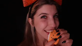 Satisfying Sugar-Coated Marshmallow Eating (ASMR)