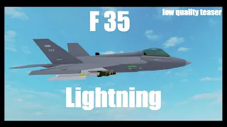 Plane Crazy : F 35 in low quality teaser