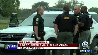 1 dead after small plane crashes in Indian River Co.