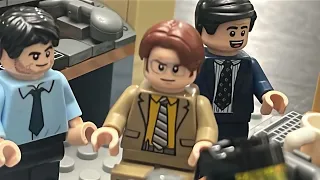 The Office: Lego Dwight finds his stapler stuck in Jello