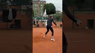 Lyuda Samsonova - Practice in Milano #lyudasamsonova #wta #samsonovateam #tennis #tennispractice