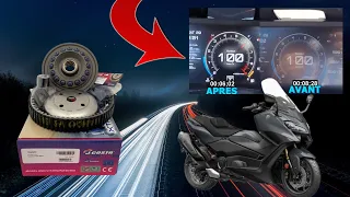 ESSAI VARIATEUR JCosta XRP SUR TMAX 560 2023 , MONTAGE + TEST SUR ROUTE