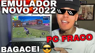 Novo EMULADOR para PC FRACO com POUCA RAM em 2022 (SÓ 298MB) Como Jogar Free Fire no Notebook Fraco