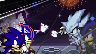 Sonic and Izanagi vs Nazo and Seelkadoom (Sonic sprite animation) (Dc2) (At2)