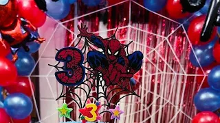 Spider-Man theme birthday decorations