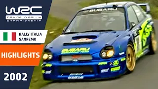 Rally Italia Sanremo 2002: Day 2 WRC Highlights / Review / Results