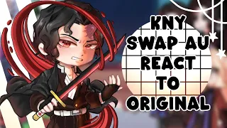 KNY Swap AU react to Original PT. 1 // KNY/DS // A few manga spoilers