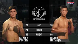 4 Utegenov Xalimbek (Uzbekistan) vs Mirzajonov Ruziboy (Uzbekistan) BUKA BOXING EVENT II 05.08.2023