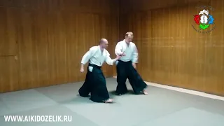 Техника Айкидо 🥋. Кататедори Гиякуханми Тенчиннаге.  Katatedori Gyakuhanmi Tenchinnage. 👍