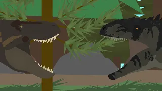 Tyrannosaurus rex vs Giganotosaurus