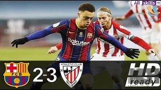 [HIGHLIGHTS] FC Barcelona vs Athletic Bilbao (2-3) Supercopa de España - FINAL