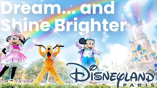 [4K] 1HOUR-LOOP "Dream... and Shine Brighter" with Stage Show #disney #Disneyland