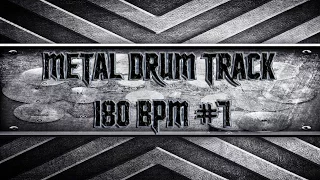80's Judas Priest Style Metal Drum Track 180 BPM (HQ,HD)