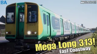 Mega Long 313!|East Coastway|Train Sim World 2