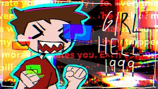 GIRL HELL 1999 . Original Animation Meme(?) . Flash Warn