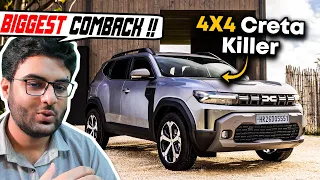 2024 Renault Duster is the Ultimate 4x4 SUV comeback to kill Creta - Official Launch Details