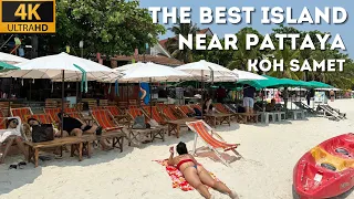 [4K] The Best Island Near Pattaya - Koh Samet Thailand March 2023