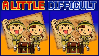 【Spot the Difference】 Difficult Spot the Difference Game For Brain Exercise | Find 3 Differences