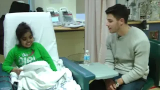 Nick Jonas visits SickKids