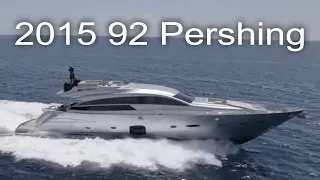 92 Pershing "Andiamo" Luxury hi-speed motor yacht cruising offshore Fort Lauderdale FL. Yacht Tour