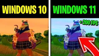 Should You Switch To Windows 11 For Fortnite? (Windows 10 VS Windows 11 FPS Benchmark!)
