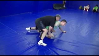 Вольная борьба защита, контр. от прохода в одну ногу.freestyle wrestling training