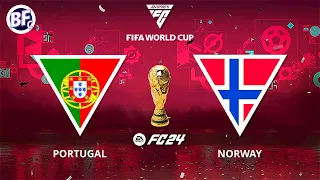 EA FC 24 Portugal vs Norway | Cristiano vs Haaland | FIFA World Cup Final - Gameplay PS5 60fps HD