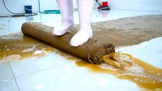 Magical Transformation: From Filthy to Bright | Satisfying Dirty Carpet Cleaning